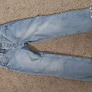 GAP denim 1969 old navy button up fly cigarette jeans 10/30
